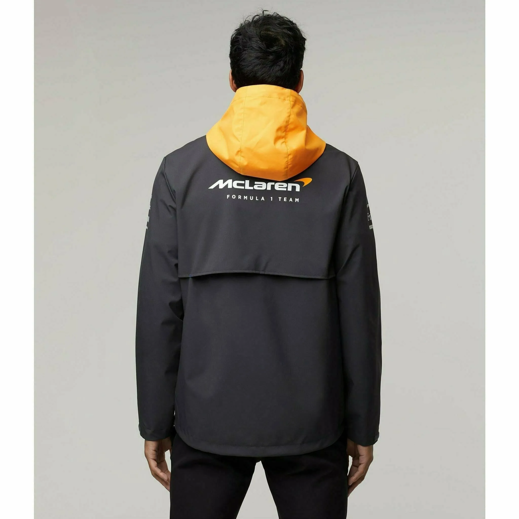 McLaren F1 Men's Team Water Resistant Jacket- Papaya