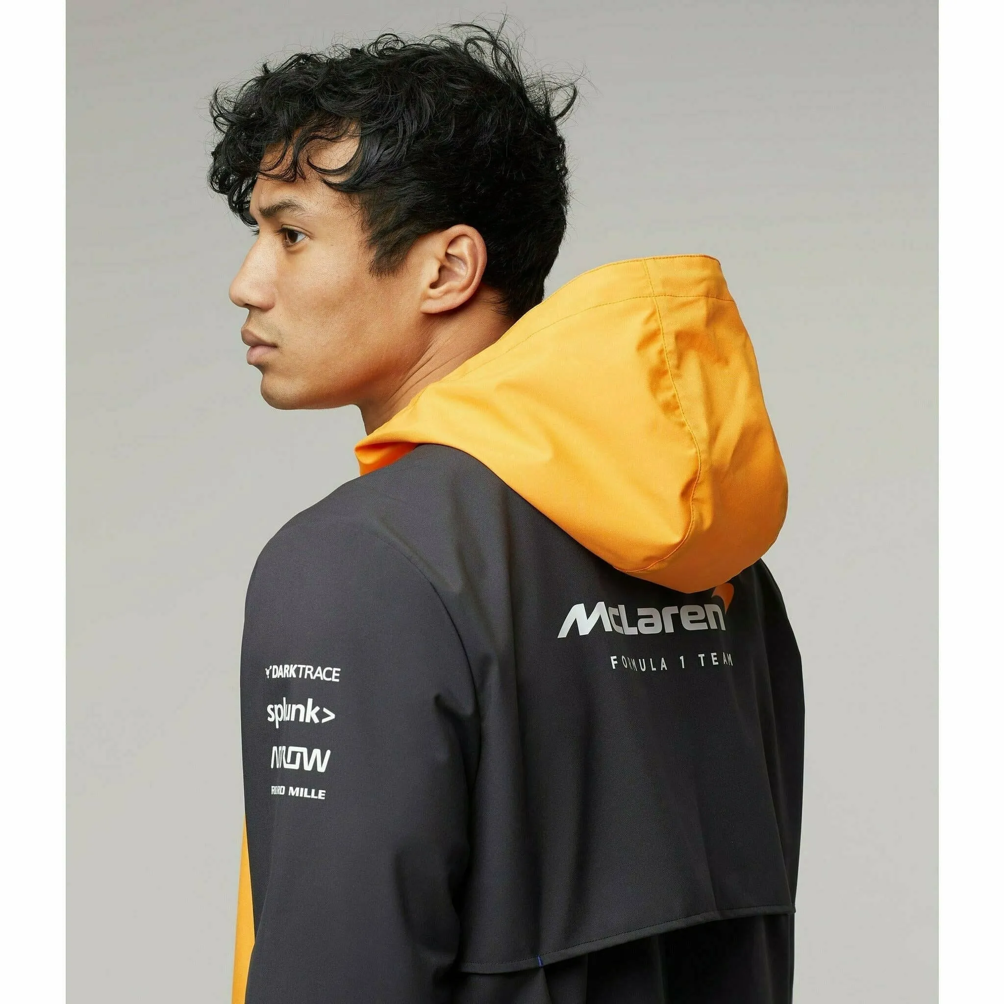 McLaren F1 Men's Team Water Resistant Jacket- Papaya