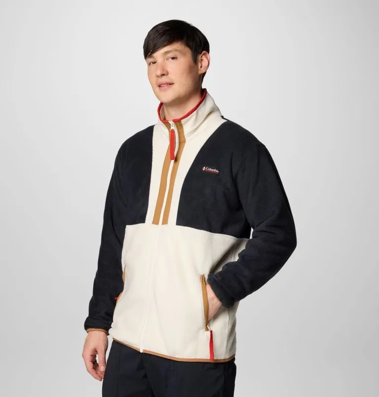 Men's Backbowl II Full-Zip Fleece Jacket - Black/Chalk