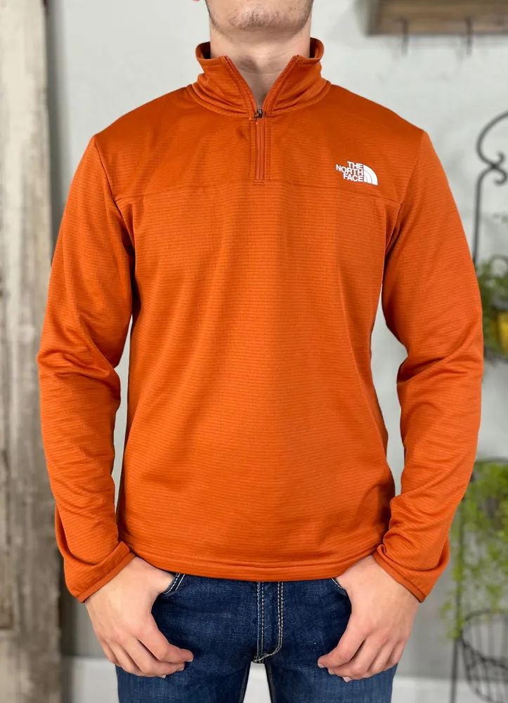 Men's Cedar Trail Fleece 1/4 Zip in Earthen Copper by The North Face