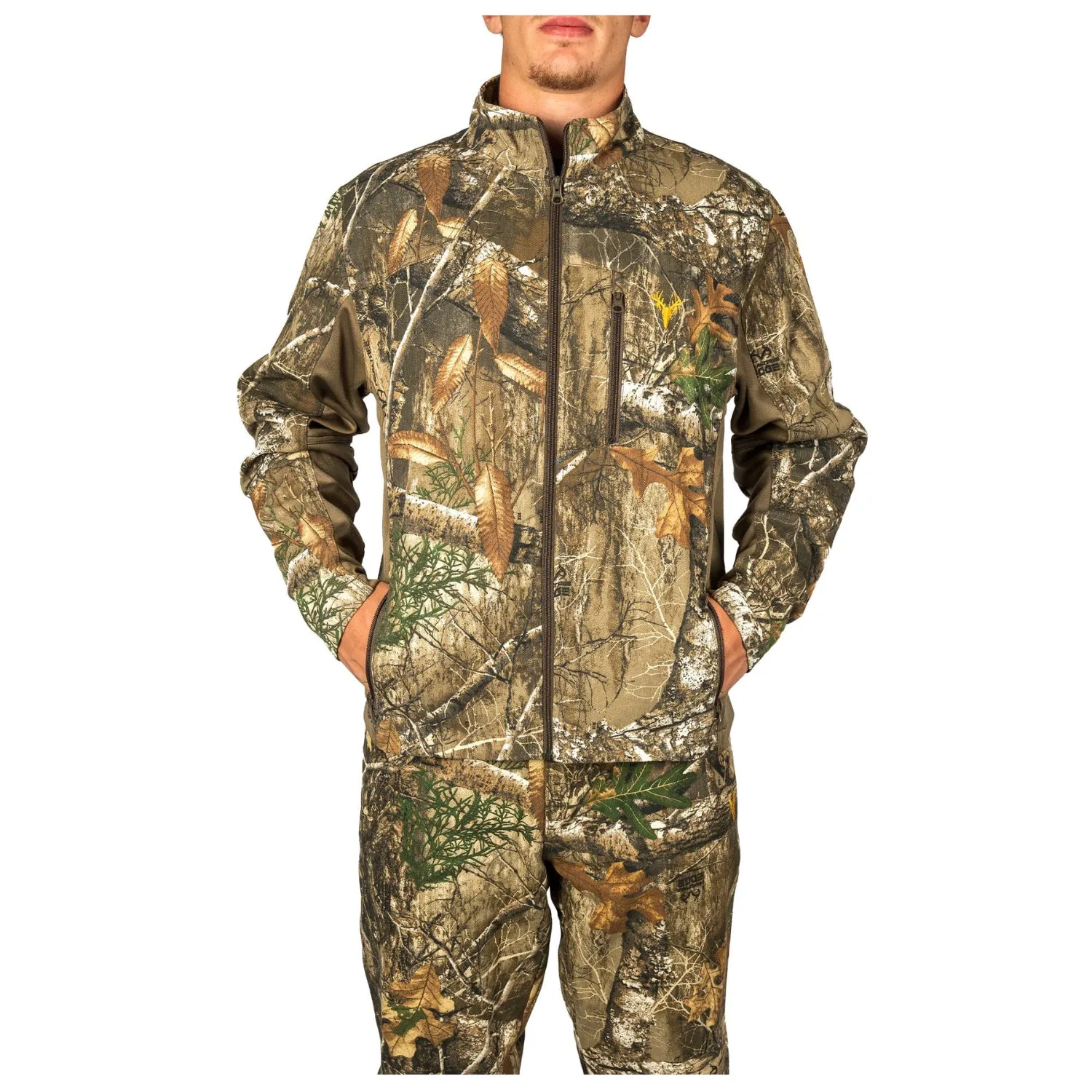 Men’s Flannel Lined Camo Hunting Jacket