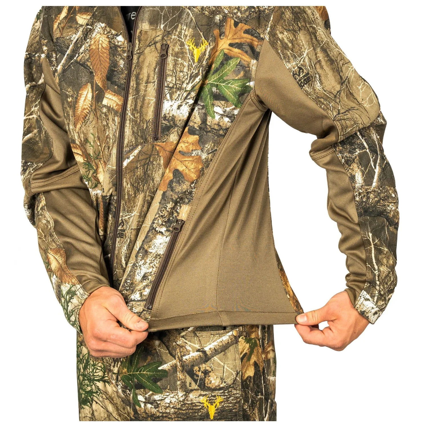 Men’s Flannel Lined Camo Hunting Jacket