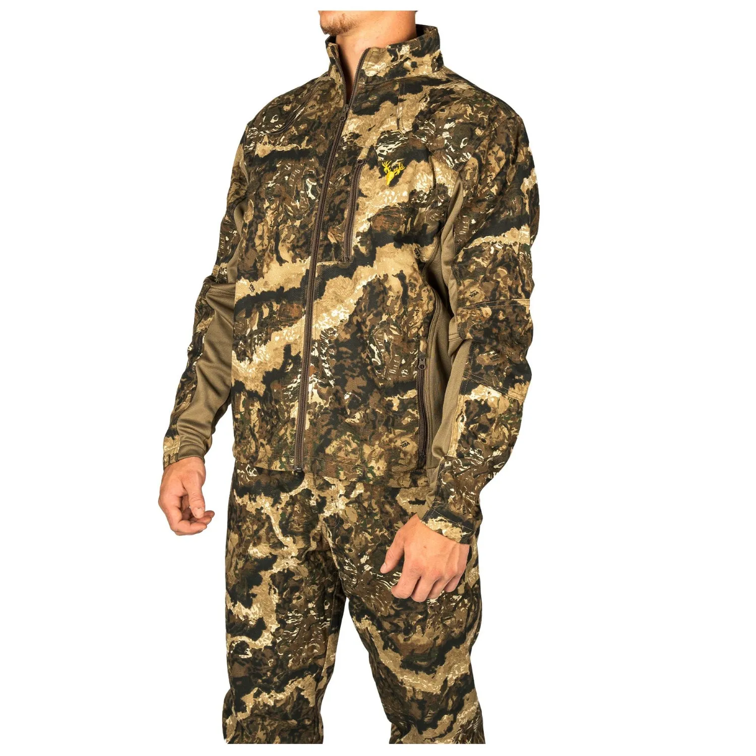 Men’s Flannel Lined Camo Hunting Jacket