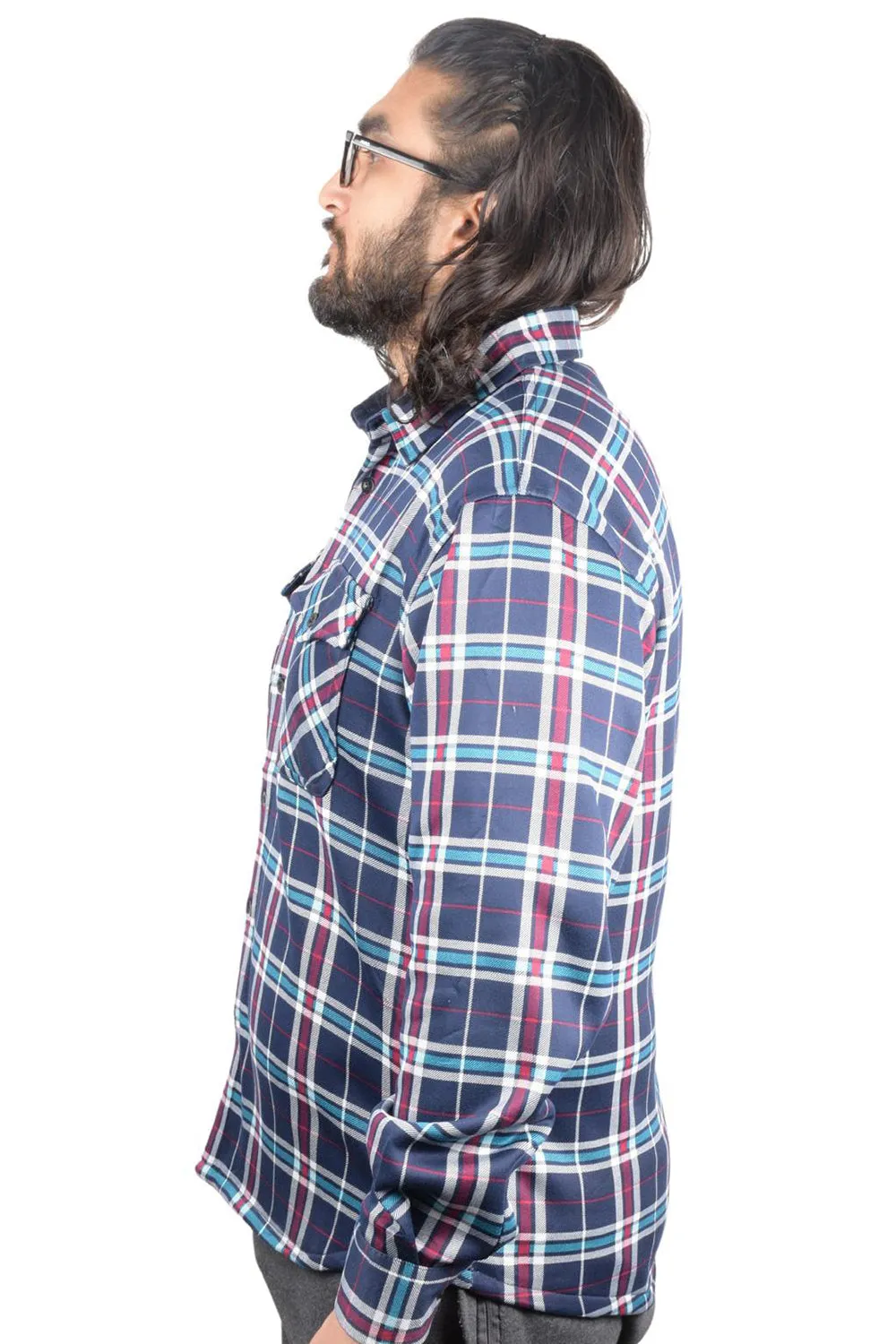 Mens Fleece Layer Winter Shirt