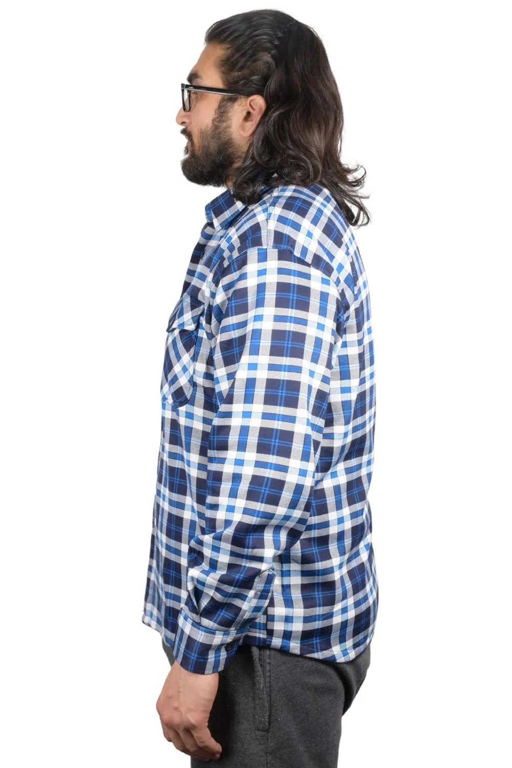 Mens Fleece Layer Winter Shirt