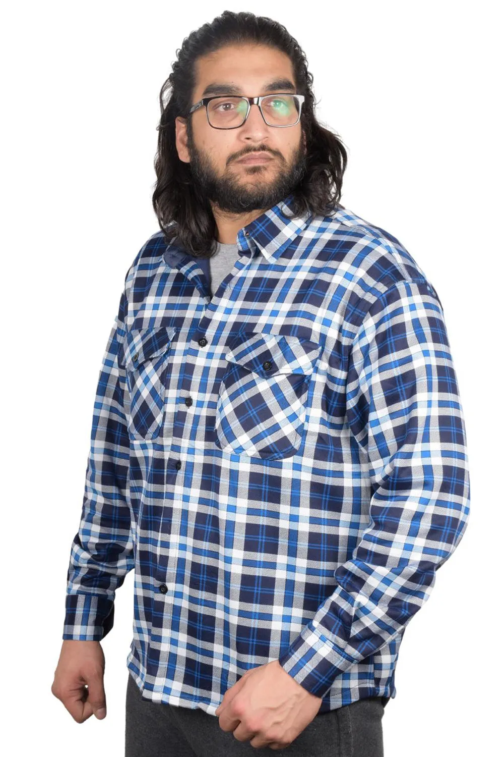 Mens Fleece Layer Winter Shirt