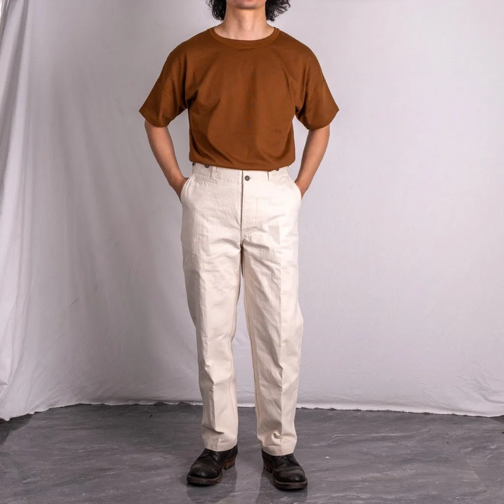 Men's HBT Pants Off-white