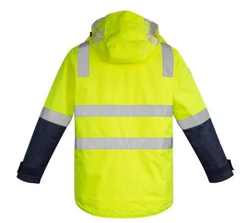 Mens Hi Vis 4 in 1 Waterproof Jacket