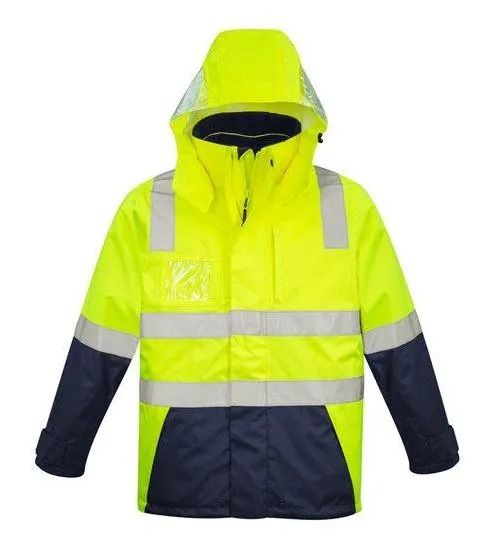 Mens Hi Vis 4 in 1 Waterproof Jacket