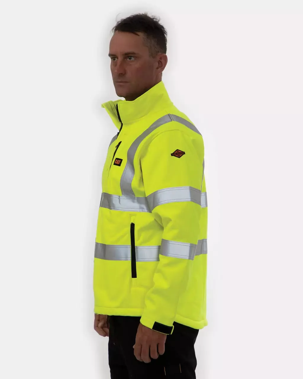 Men's Hi-Vis FR Softshell Jacket