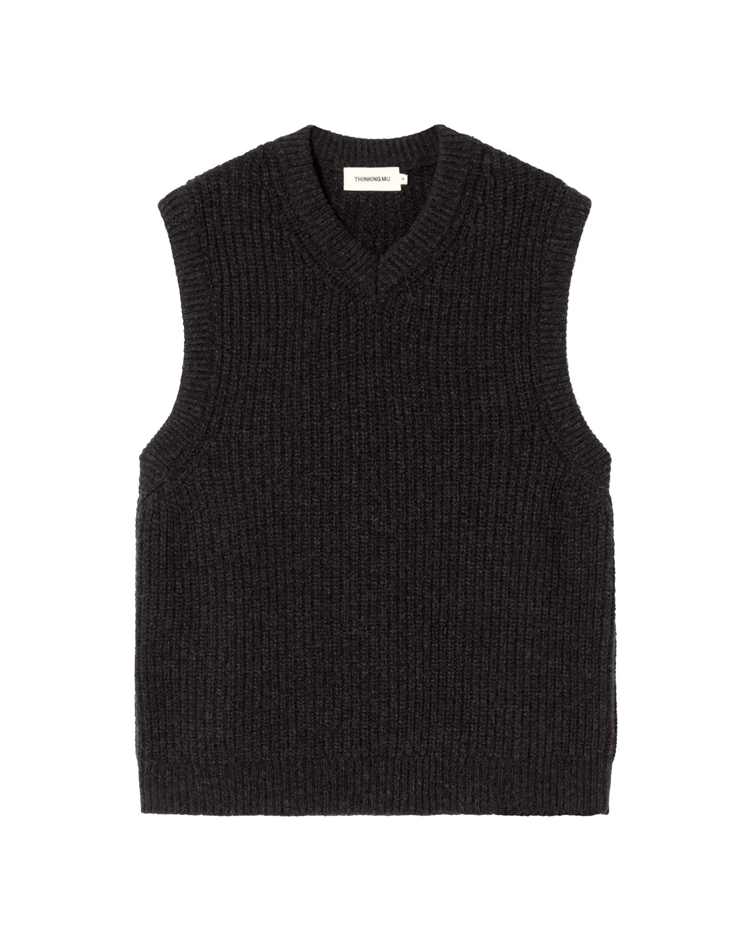 Men's Oliver Wool Vest Black