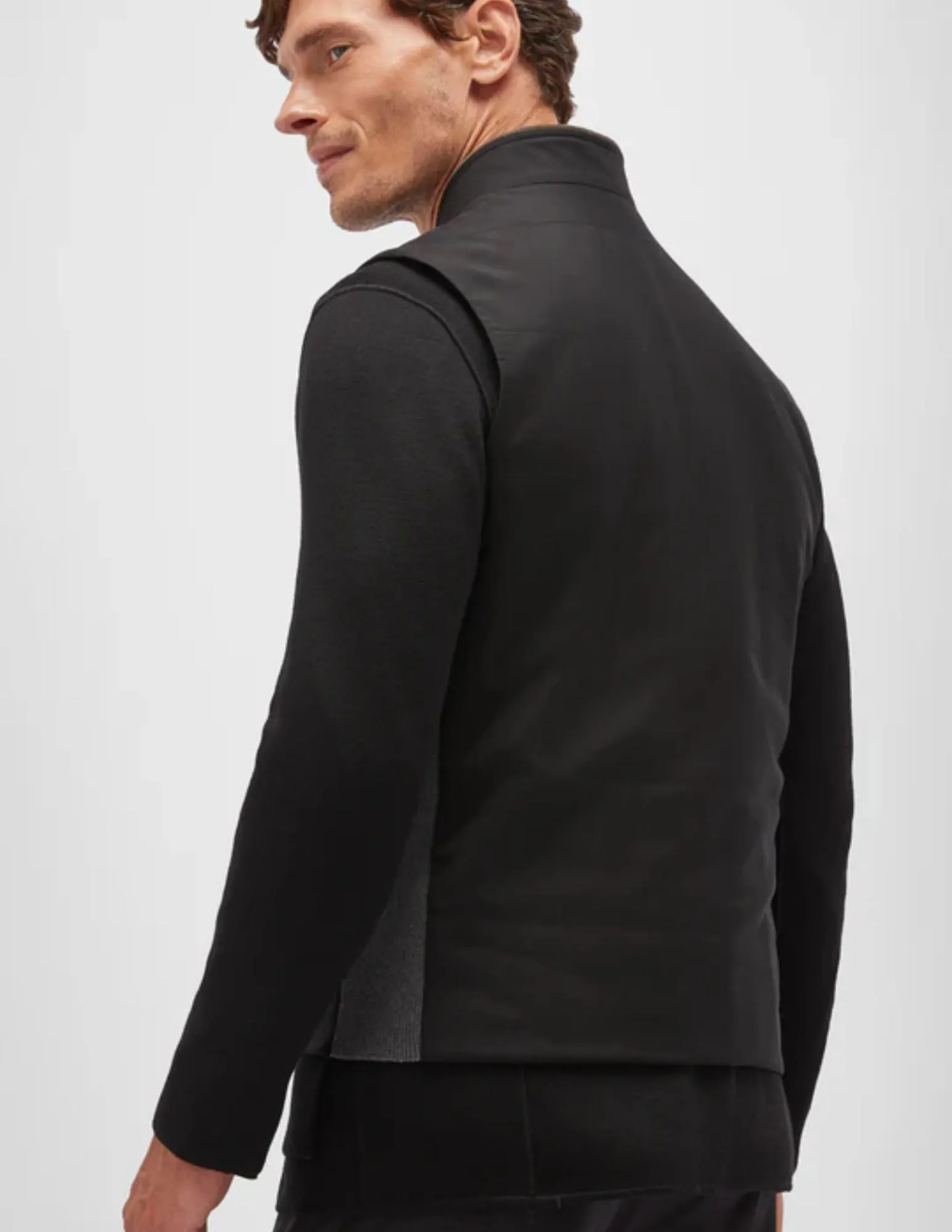 Merino Wool Vest | Black