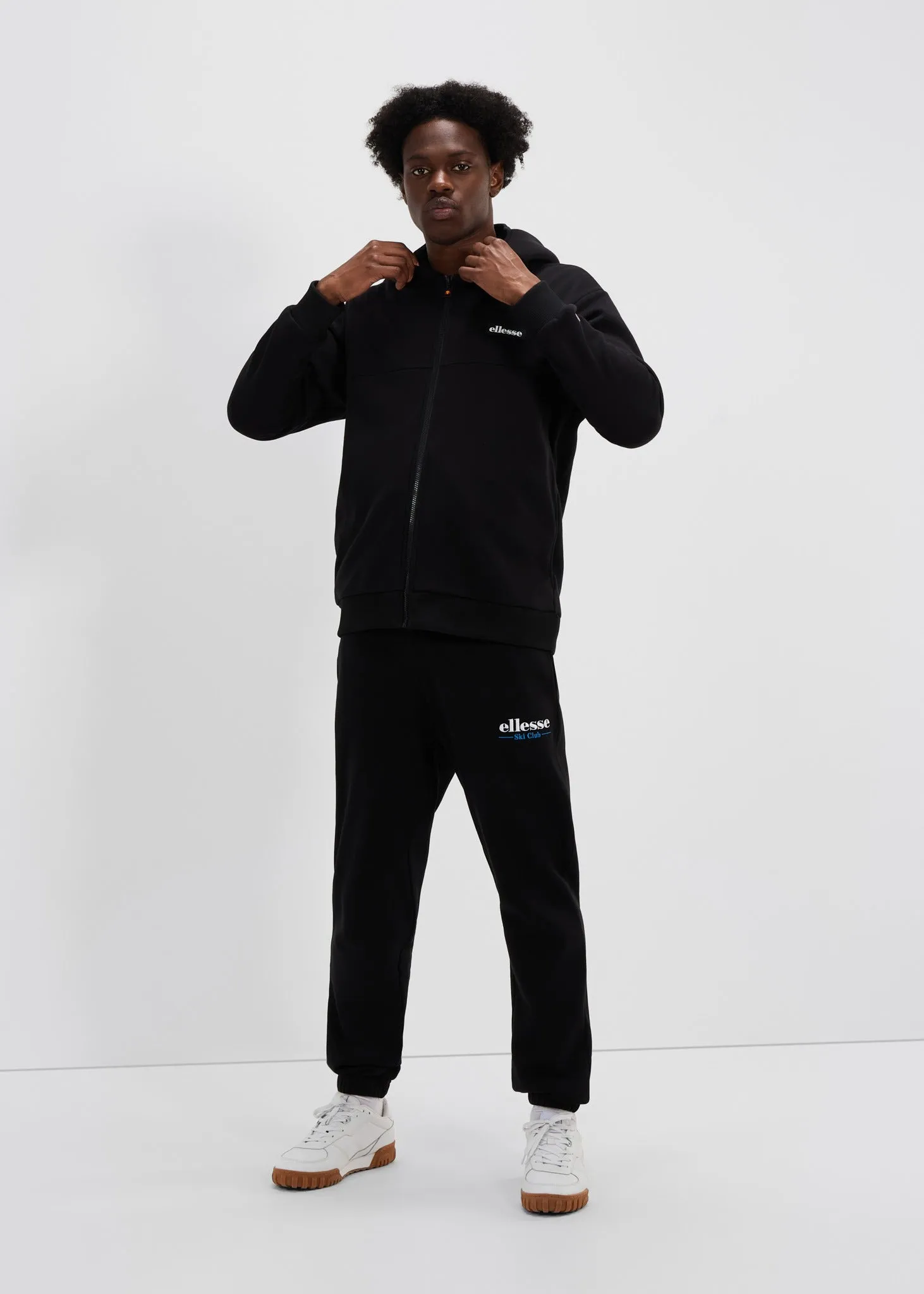 Milleros full-zip hoody - black