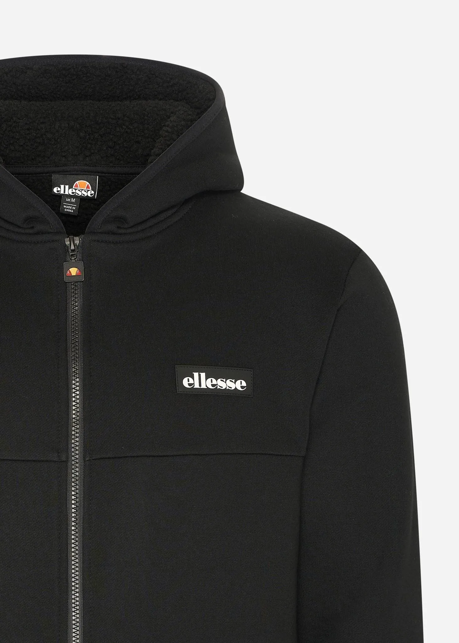 Milleros full-zip hoody - black