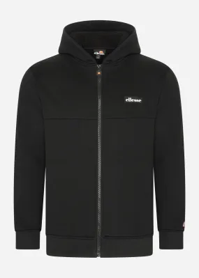 Milleros full-zip hoody - black