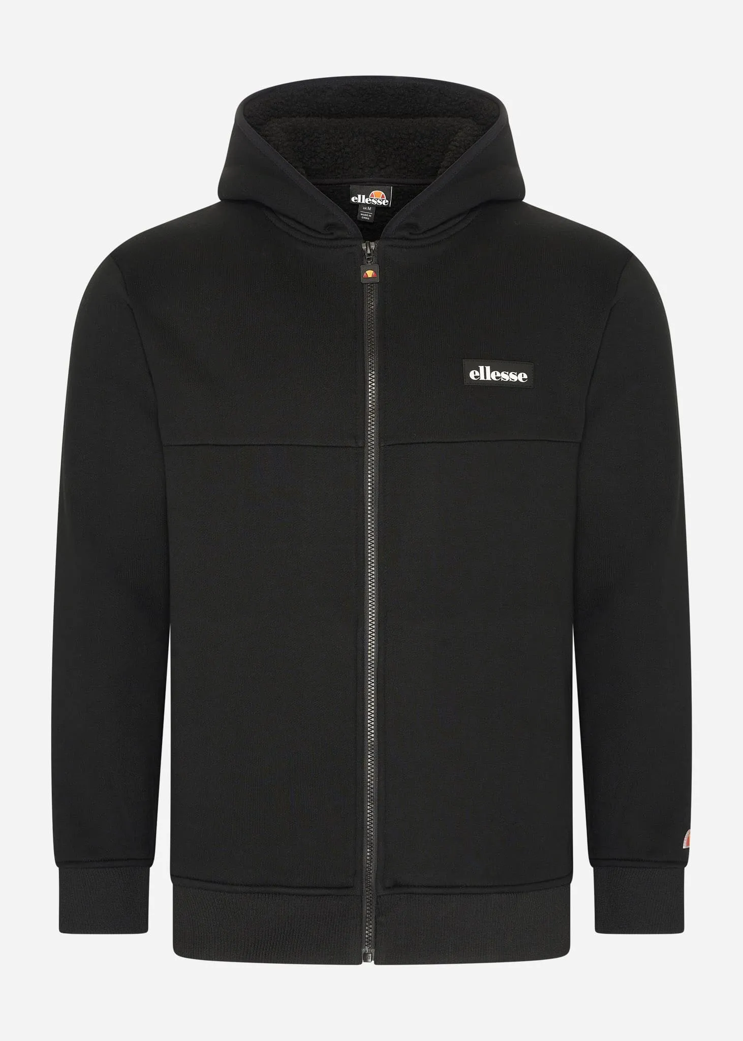 Milleros full-zip hoody - black