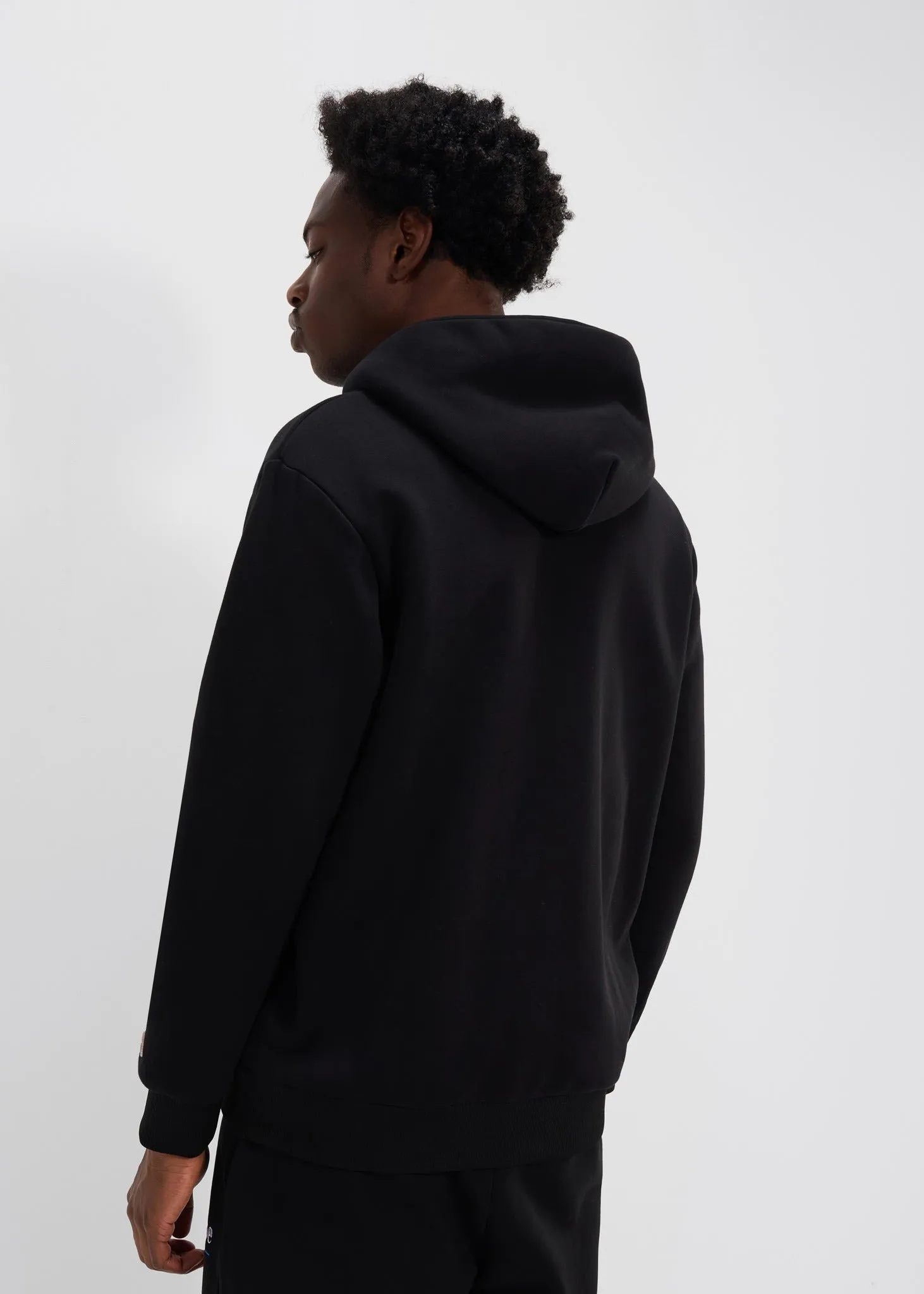 Milleros full-zip hoody - black