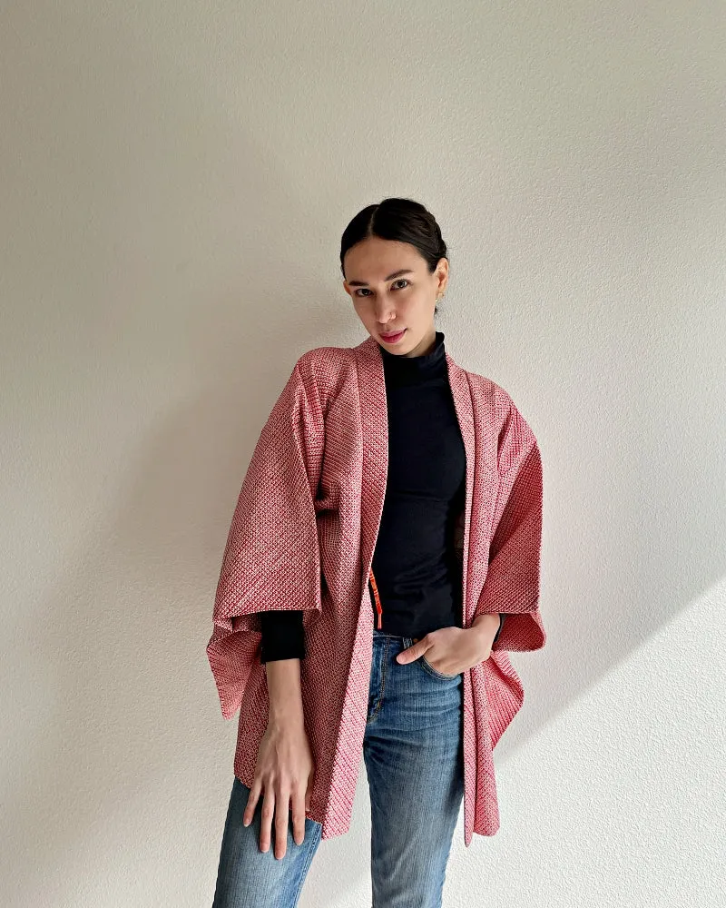 Minimalist Shibori Haori Kimono Jacket