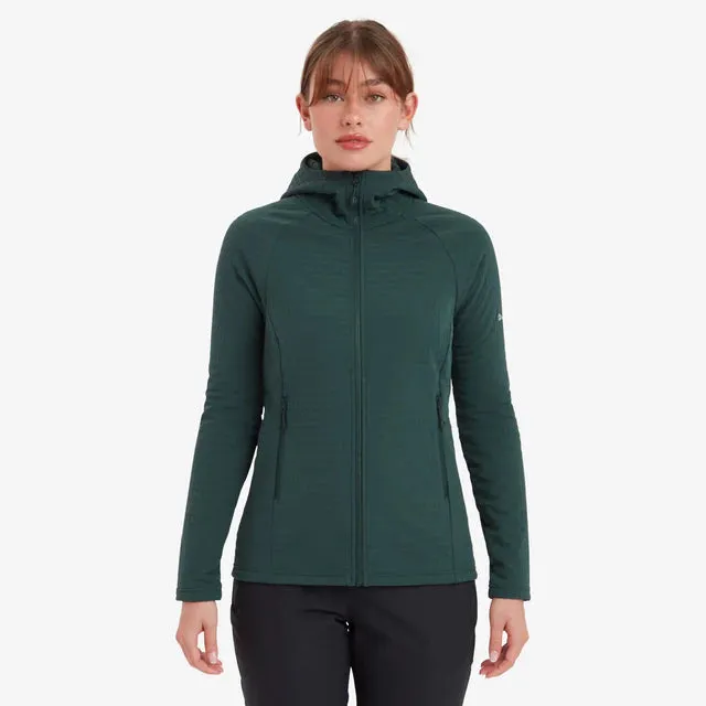 Montane Women's Protium XT Hooded Fleece Jacket - Deep Forest