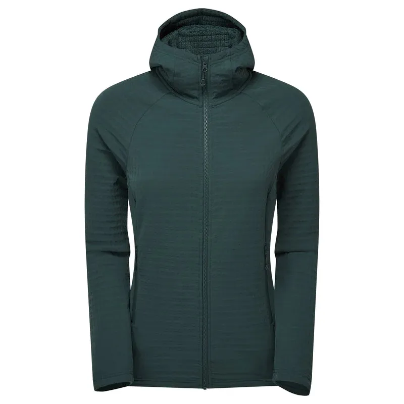 Montane Women's Protium XT Hooded Fleece Jacket - Deep Forest