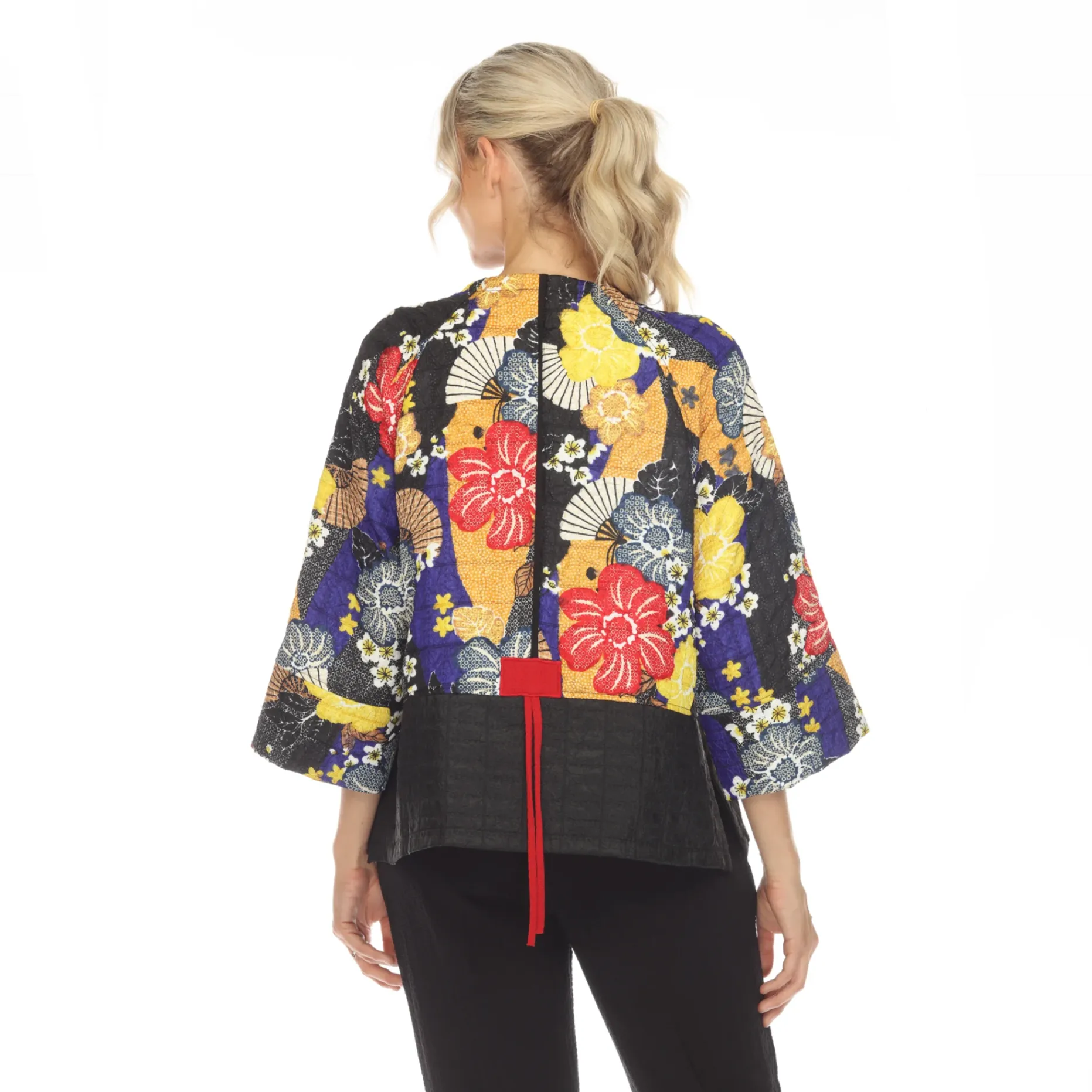 Moonlight by Y&S Floral Kimono Sleeve Jacket - 3791