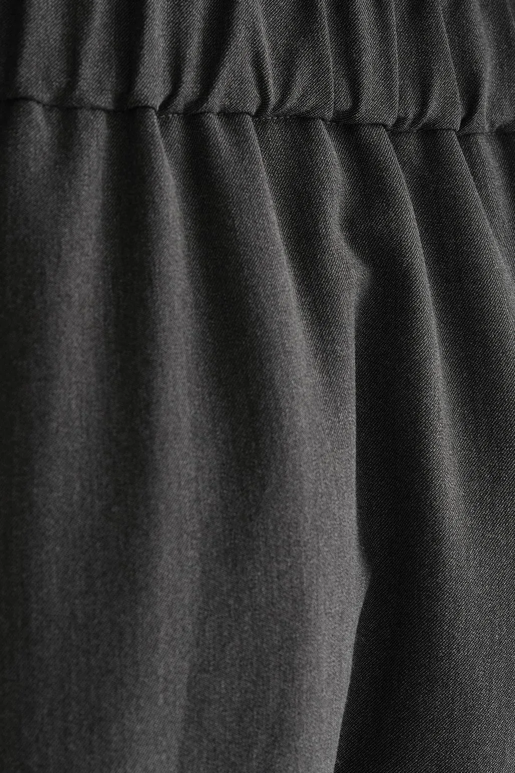 Noa Pleated Long Skirt Gray