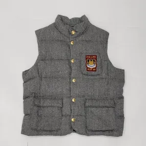 Nwt Polo Ralph Lauren Grey P.R.L.F.C Padded Vest