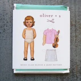 oliver   s Patterns : Music Class Blouse   Skirt