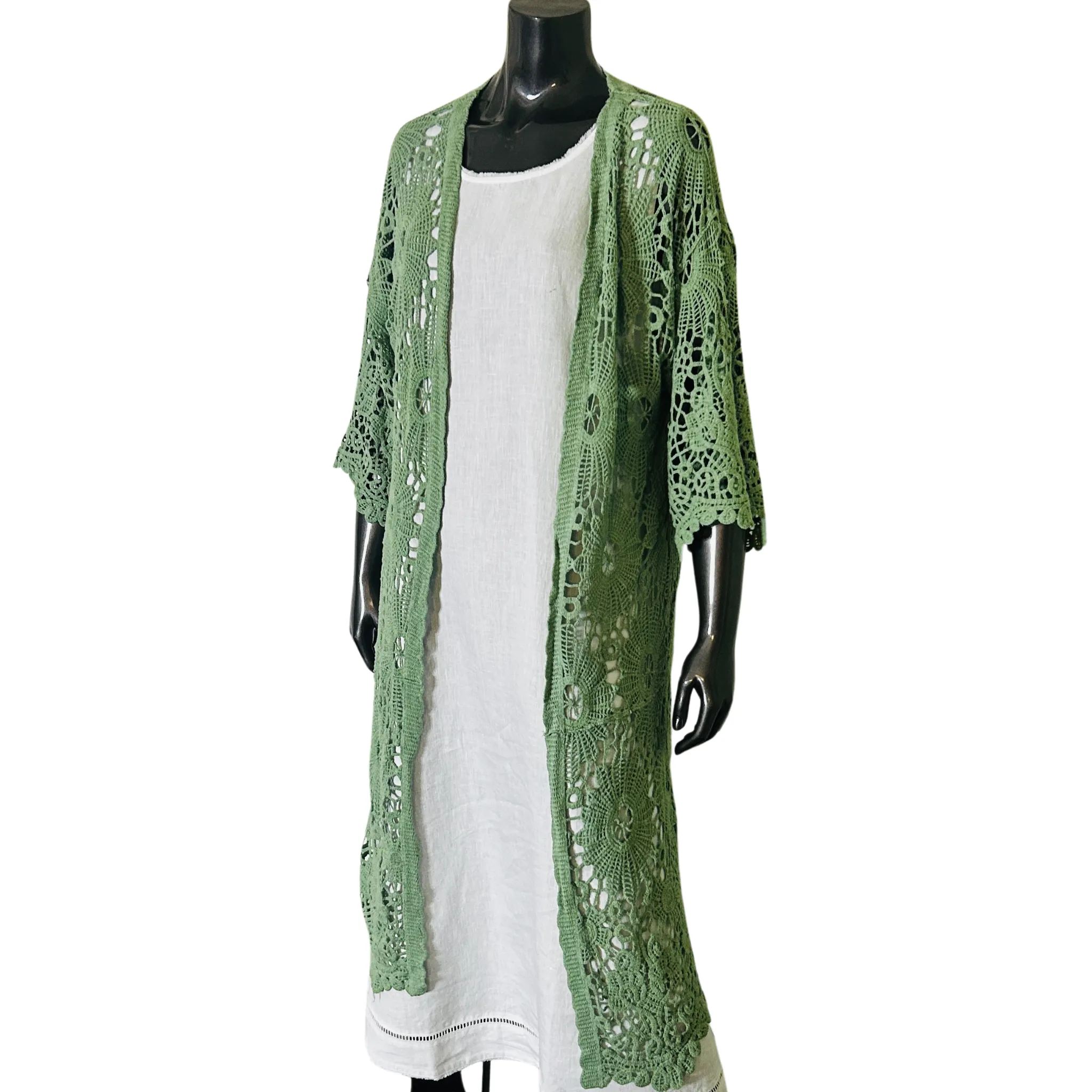 Open Front Cotton Kimono