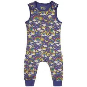 Piccalilly Footed Sleepsuit (Honey Bear)