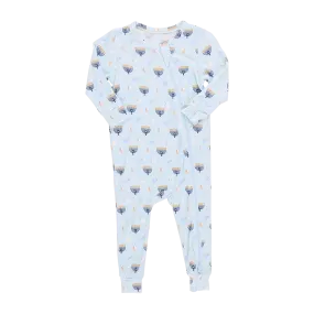 Pink Chicken Baby Bamboo Romper - Peaceful Hanukkah