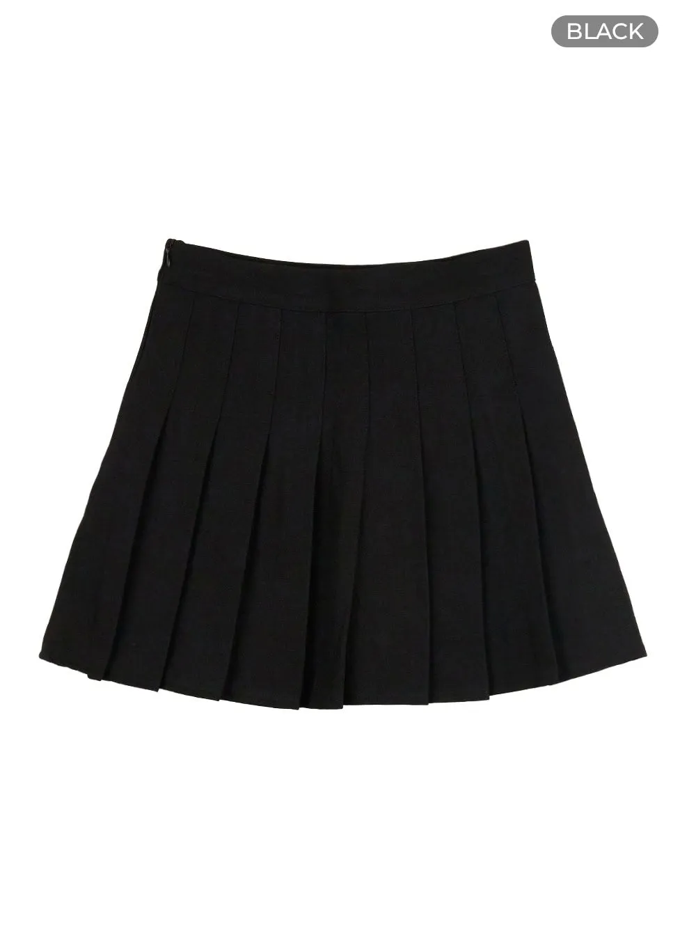 Pleated Chic Mini Skirt OU419