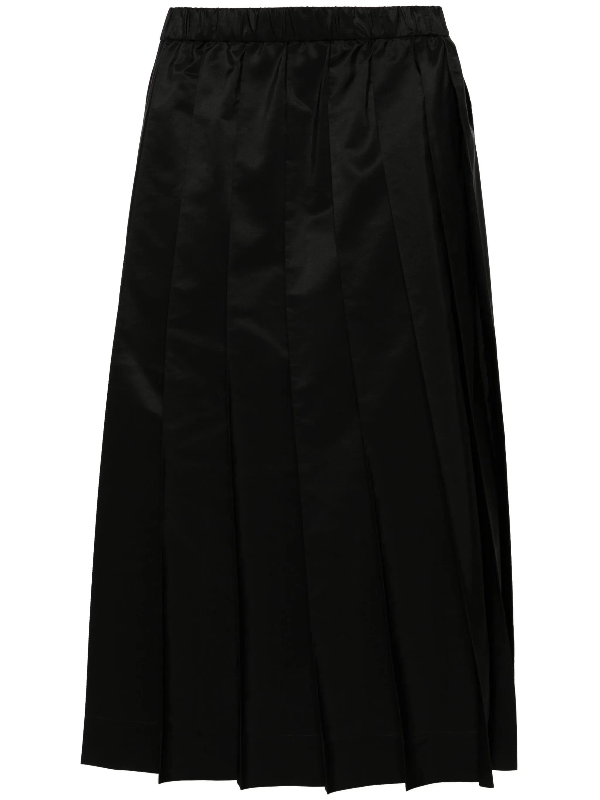 Pleated Elasticated Waist Kilt Skirt