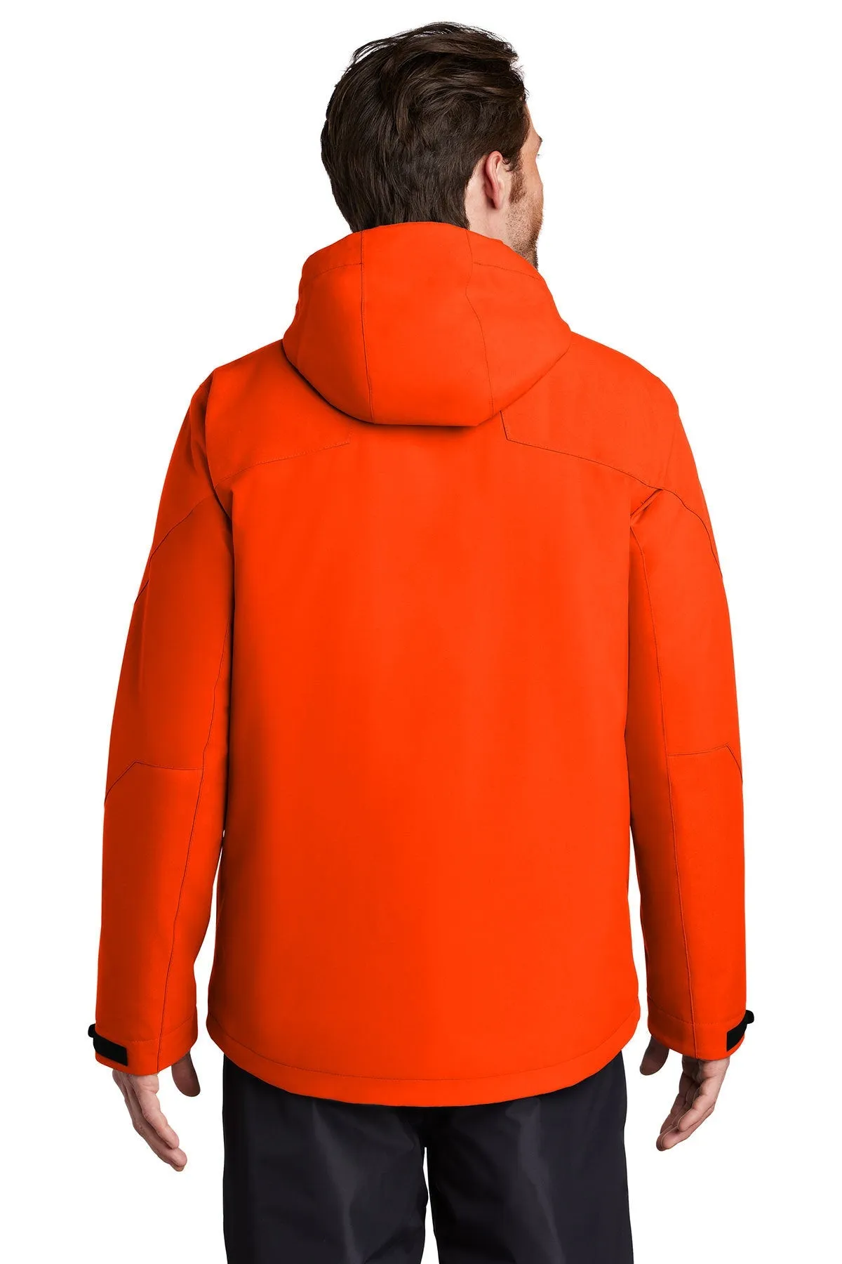 Port Authority Insulated Waterproof Custom Tech Jackets, Fire Orange