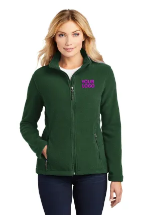 Port Authority Ladies Value Fleece Customized Jackets, Forest Green