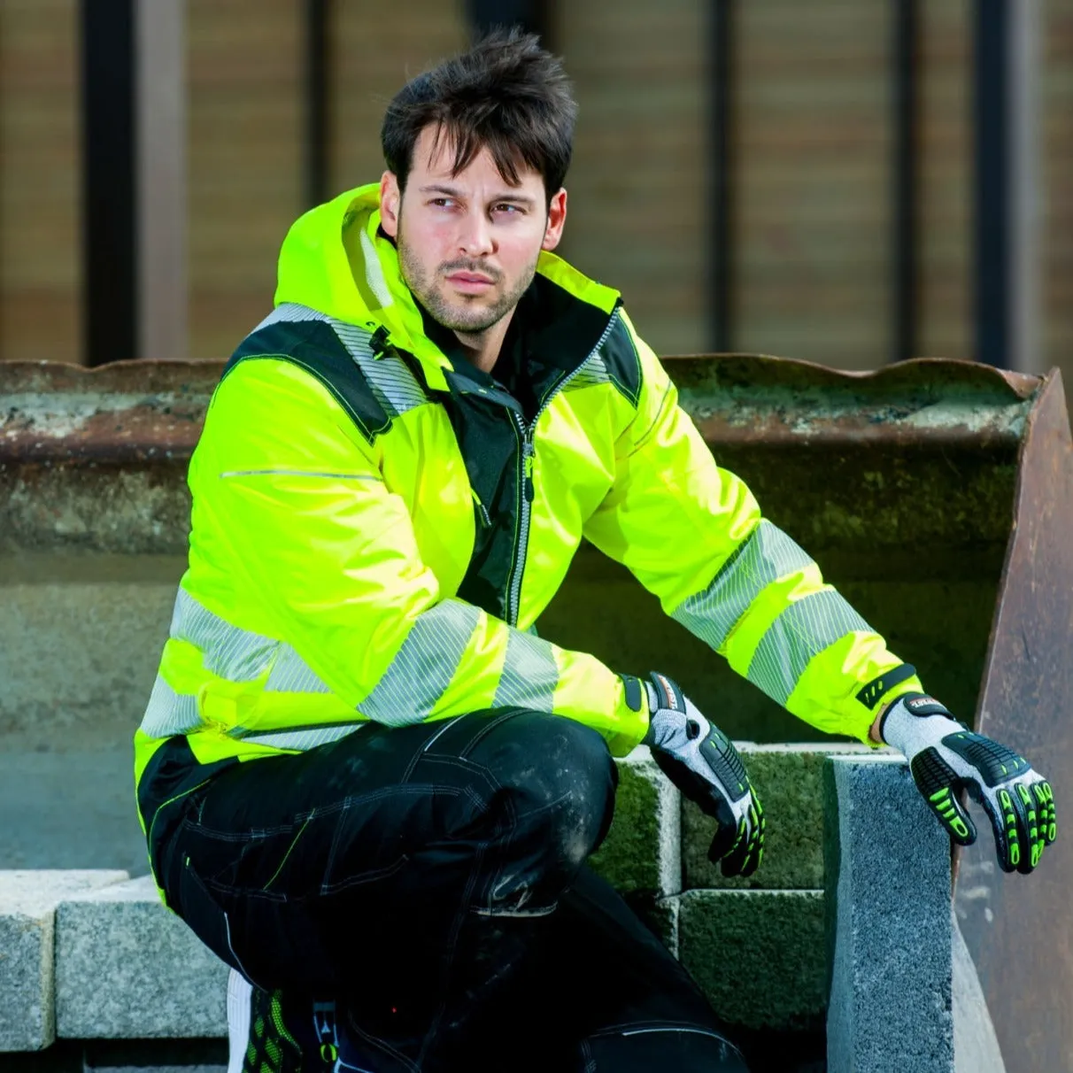 PORTWEST® PW3 Hi Vis Winter Jacket - ANSI Class 3 - T400