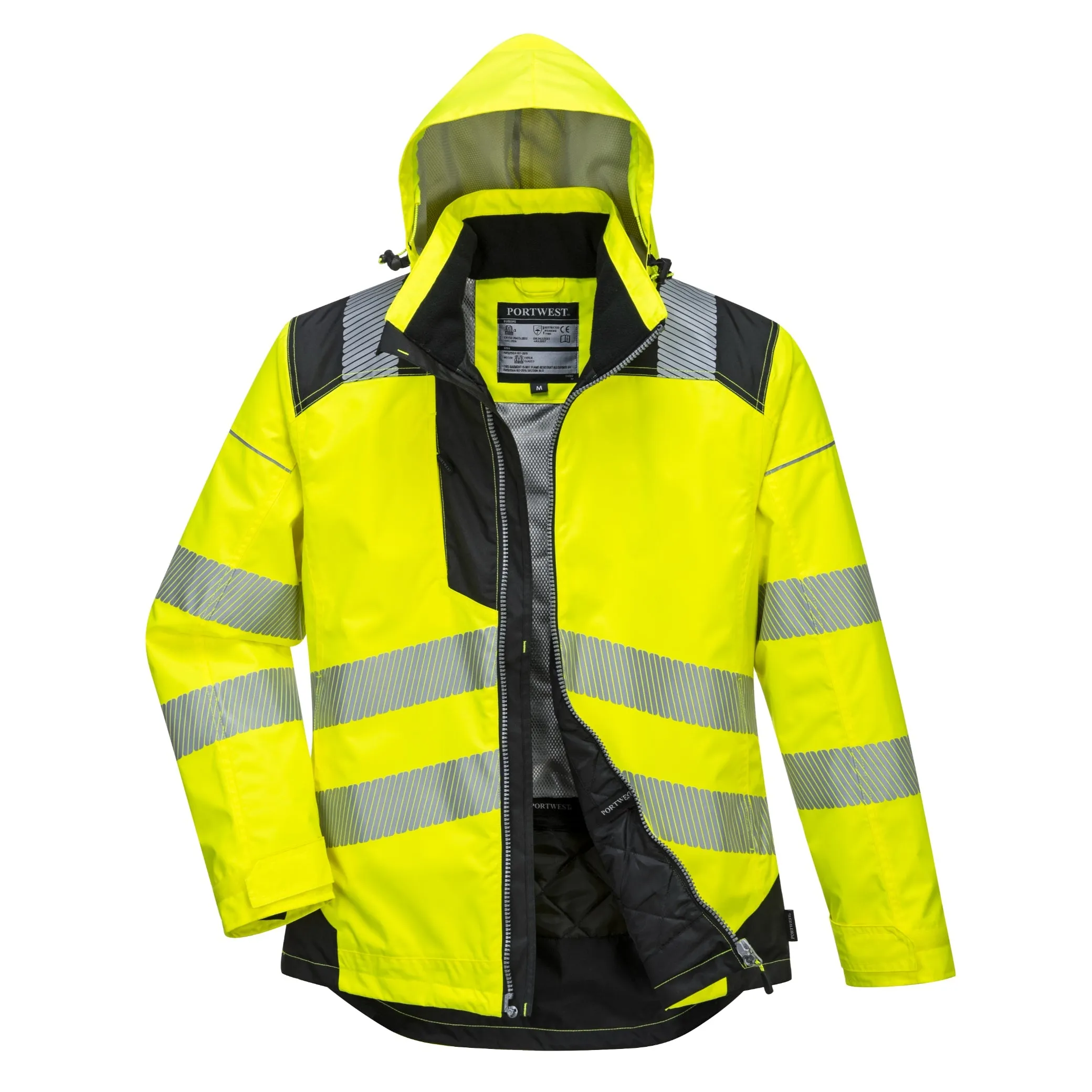 PORTWEST® PW3 Hi Vis Winter Jacket - ANSI Class 3 - T400