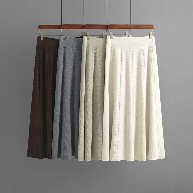 Pre Order:  Classic Umbrella Knit Skirt