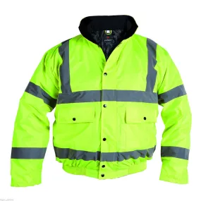 PROFORCE Yellow High Visibility Class 3 Bomber Jacket