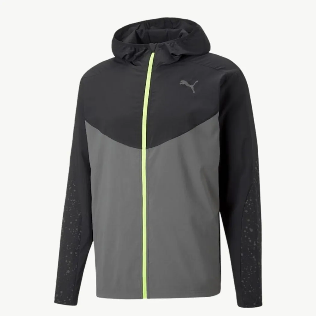 puma Reflective Printed Woven Men's Running Jacket