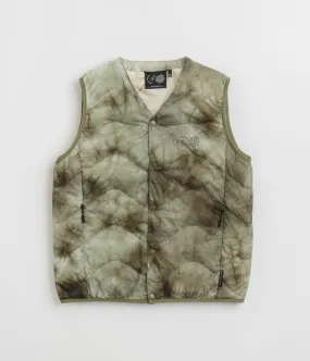 Purple Mountain Observatory Waves Tie Dye Vest - Camo