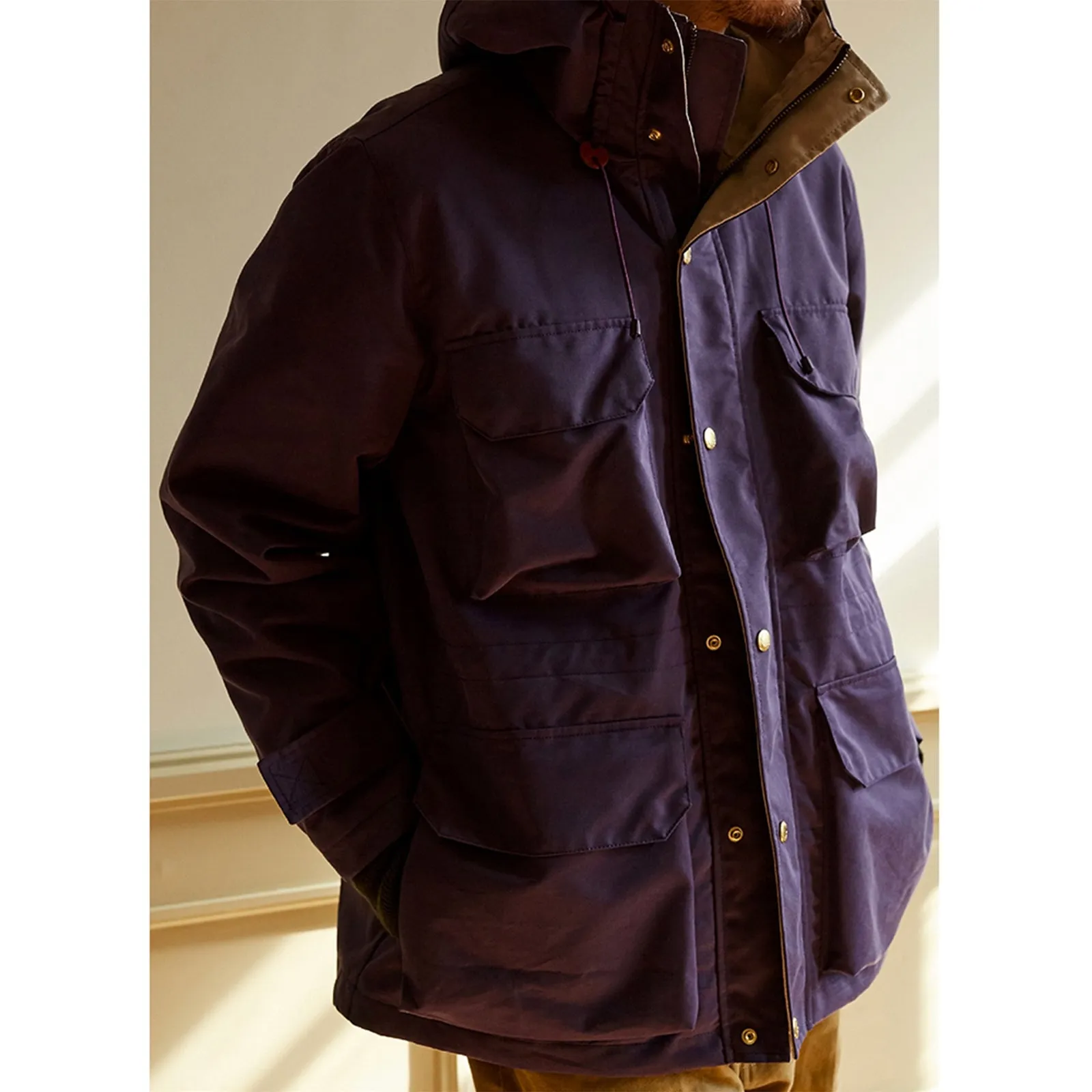 Purple Thick Cotton Jacket