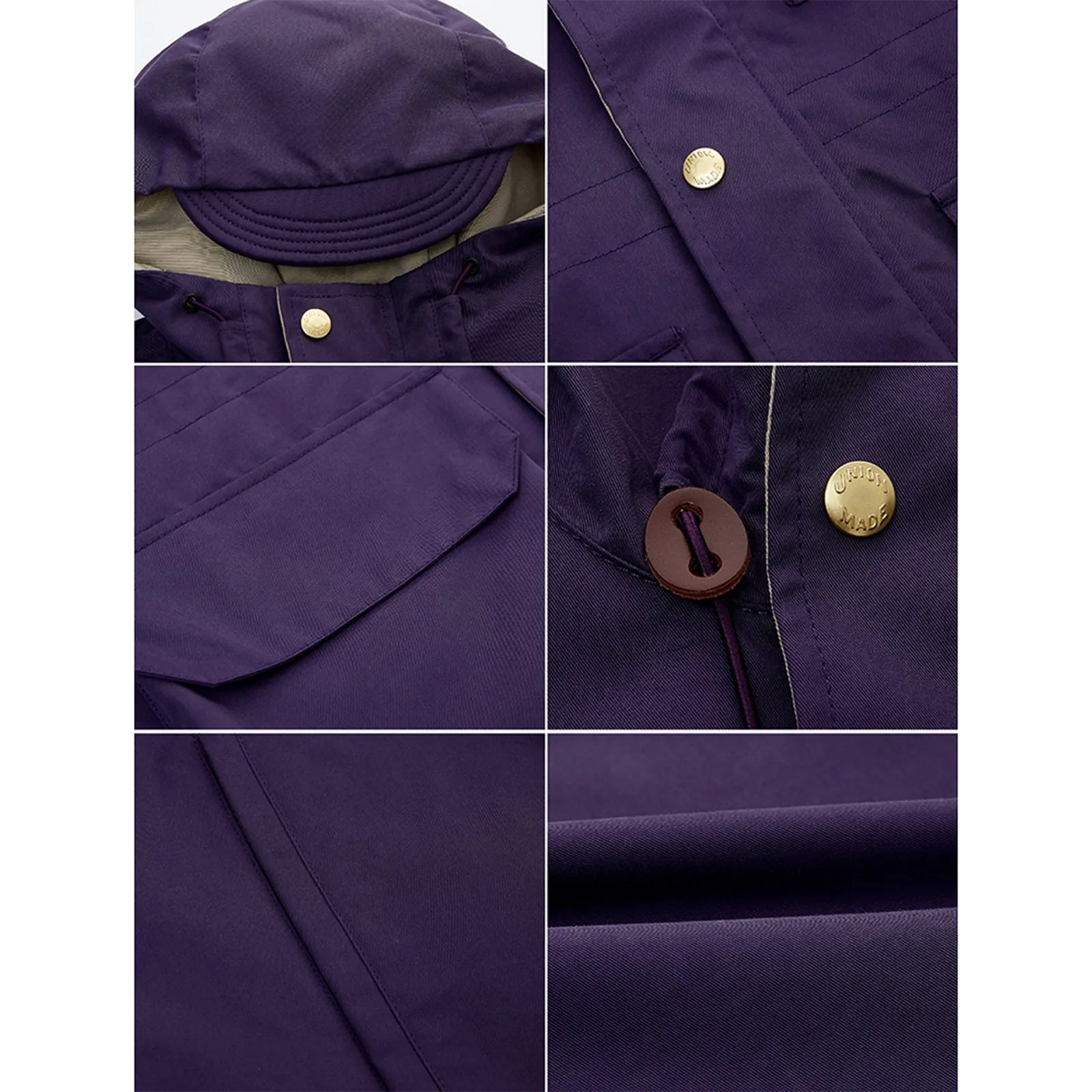 Purple Thick Cotton Jacket