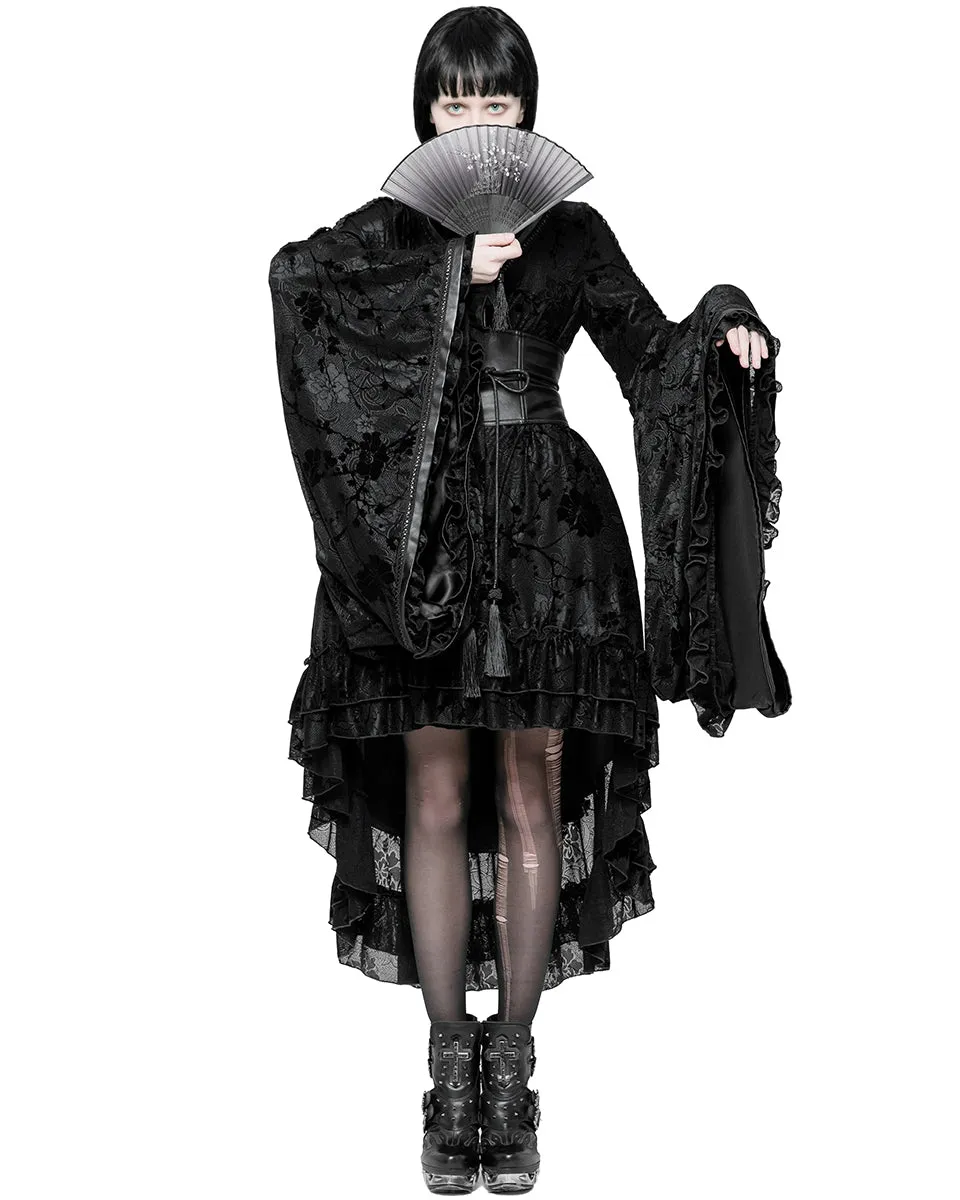 Pyon Pyon Dark Geisha Gothic Kimono Dress Jacket