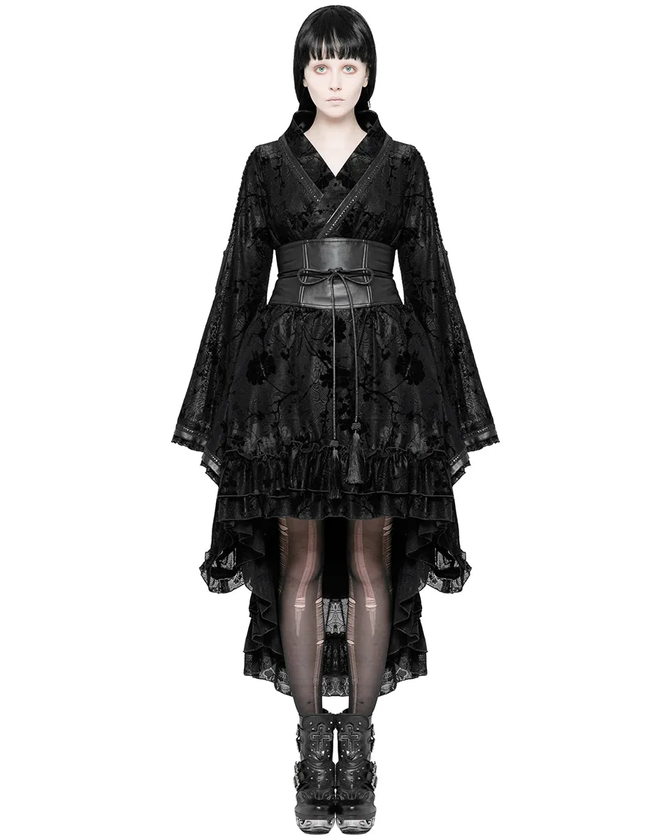 Pyon Pyon Dark Geisha Gothic Kimono Dress Jacket