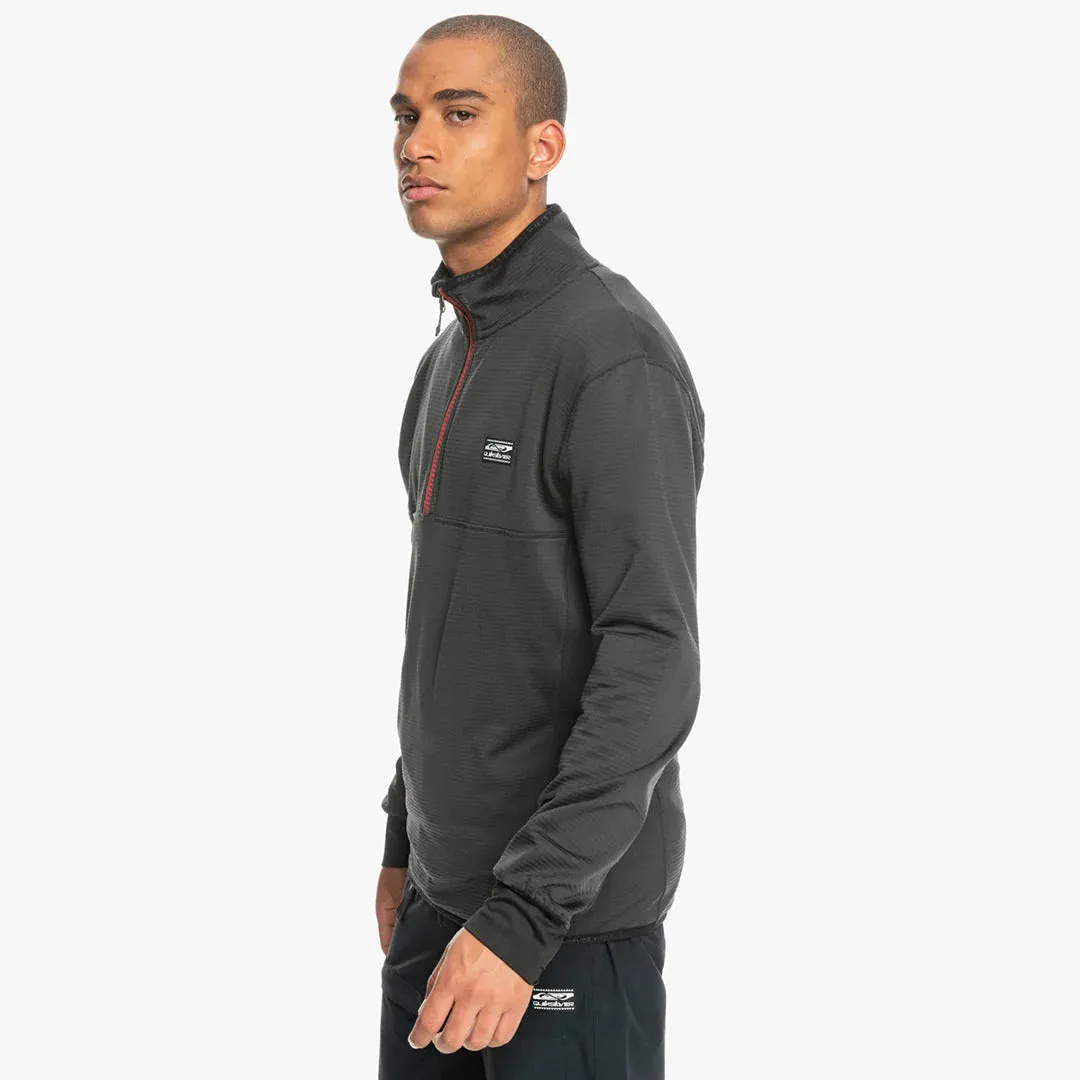 Quiksilver Mens Steep Point Half Zip Fleece-Phantom (KTA0)