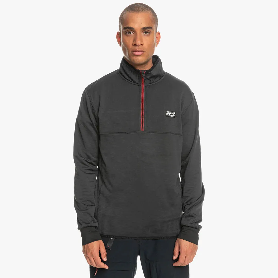 Quiksilver Mens Steep Point Half Zip Fleece-Phantom (KTA0)