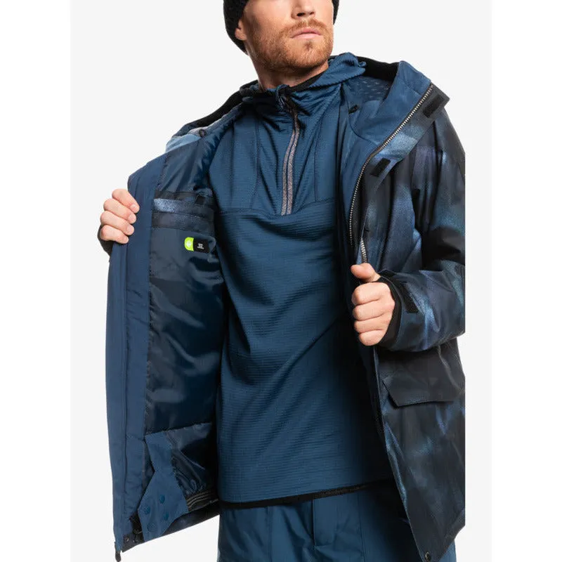 Quiksilver Mission Printed Jacket= Blue (BSN5)