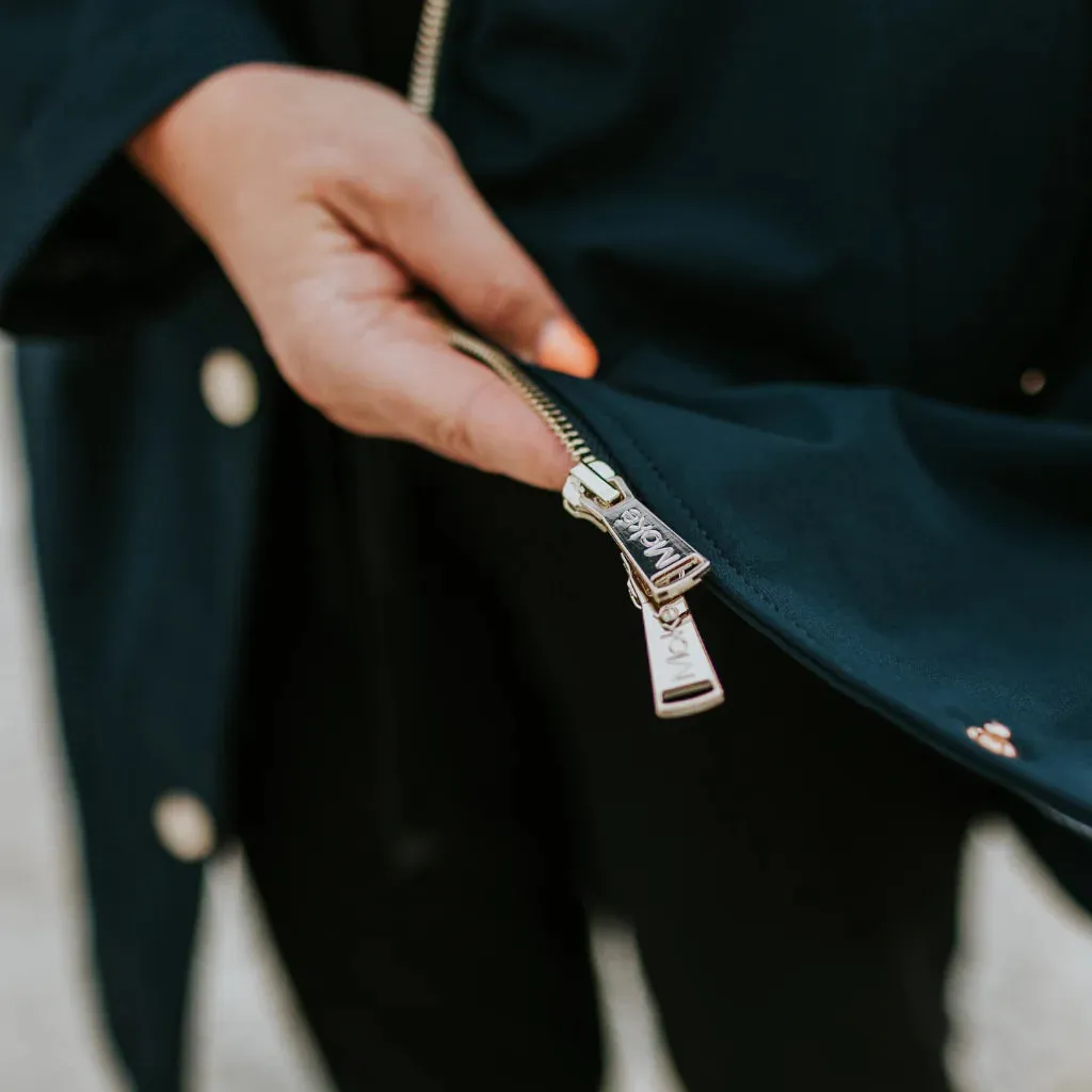 Rach Long-Lined Coat - Navy