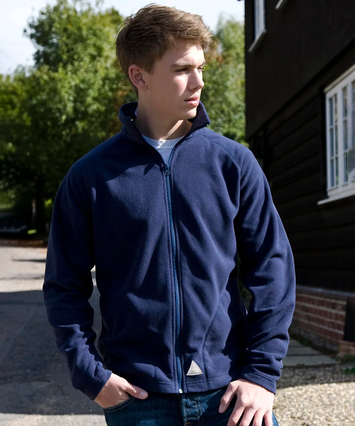 Red - Core junior microfleece jacket